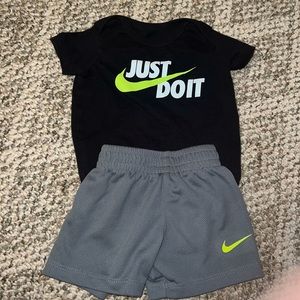 Nike Infant Outfit (onesie/shorts)
